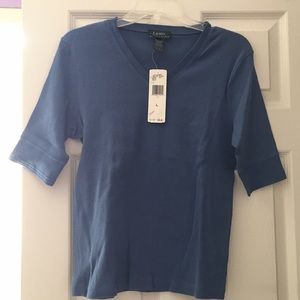 Ralph Lauren blue vneck